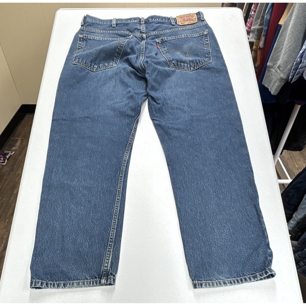 VTG Levi's 505 Mens 38x30 Straight Regular Fit Medium Wash Blue Denim Jeans